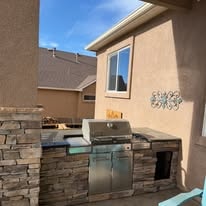 Gas line pipe installation by Green Plumbing Colorado Springs